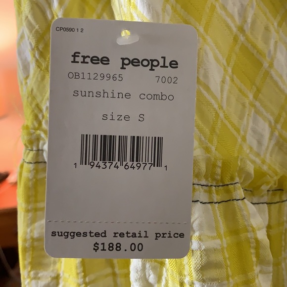 FREE PEOPLE Beach Club Sunshine Combo Halter Maxi Dress - Black Tie Removed - Picture 3 of 16